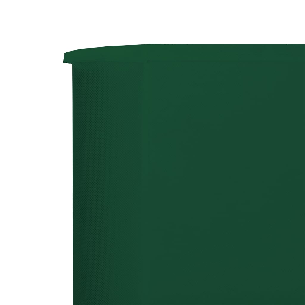 vidaXL Paravent 3 panneaux Tissu 400 x 160 cm Vert