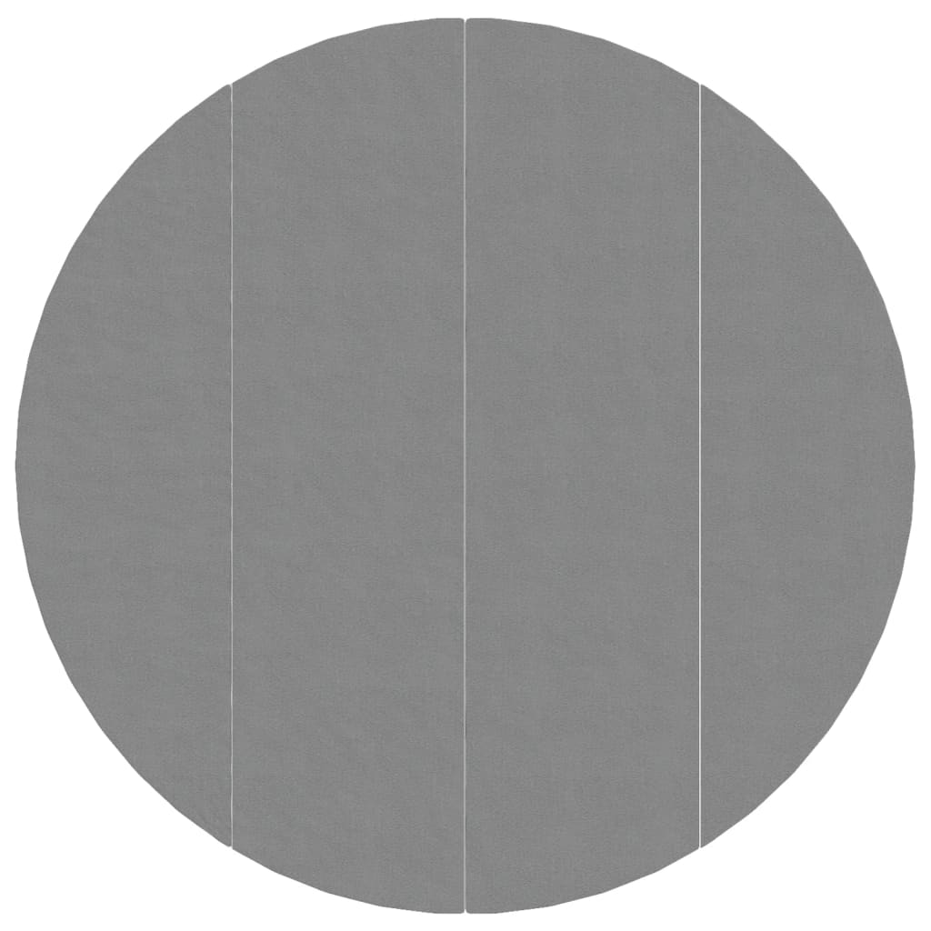 vidaXL Bâche de piscine gris clair Ø500 cm géotextile polyester