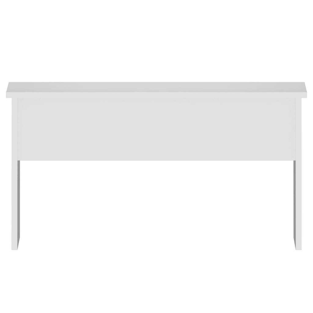 vidaXL Table basse Blanc 80x50,5x41,5 cm Bois d'ingénierie
