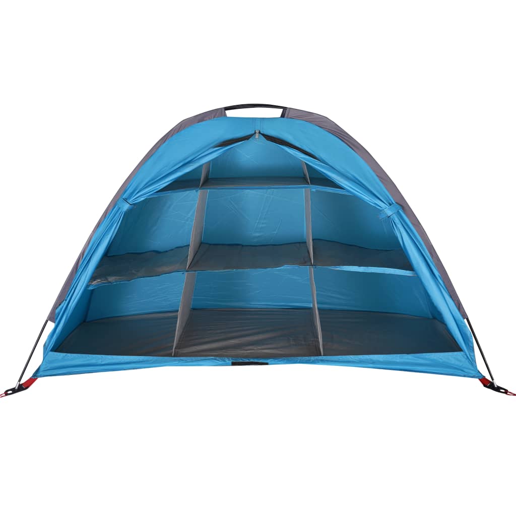 vidaXL Tente de rangement avec 9 compartiments bleu imperméable
