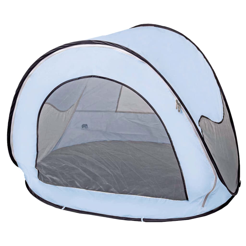 DERYAN Tente de plage escamotable à moustiquaire 120x90x80cm Bleu ciel