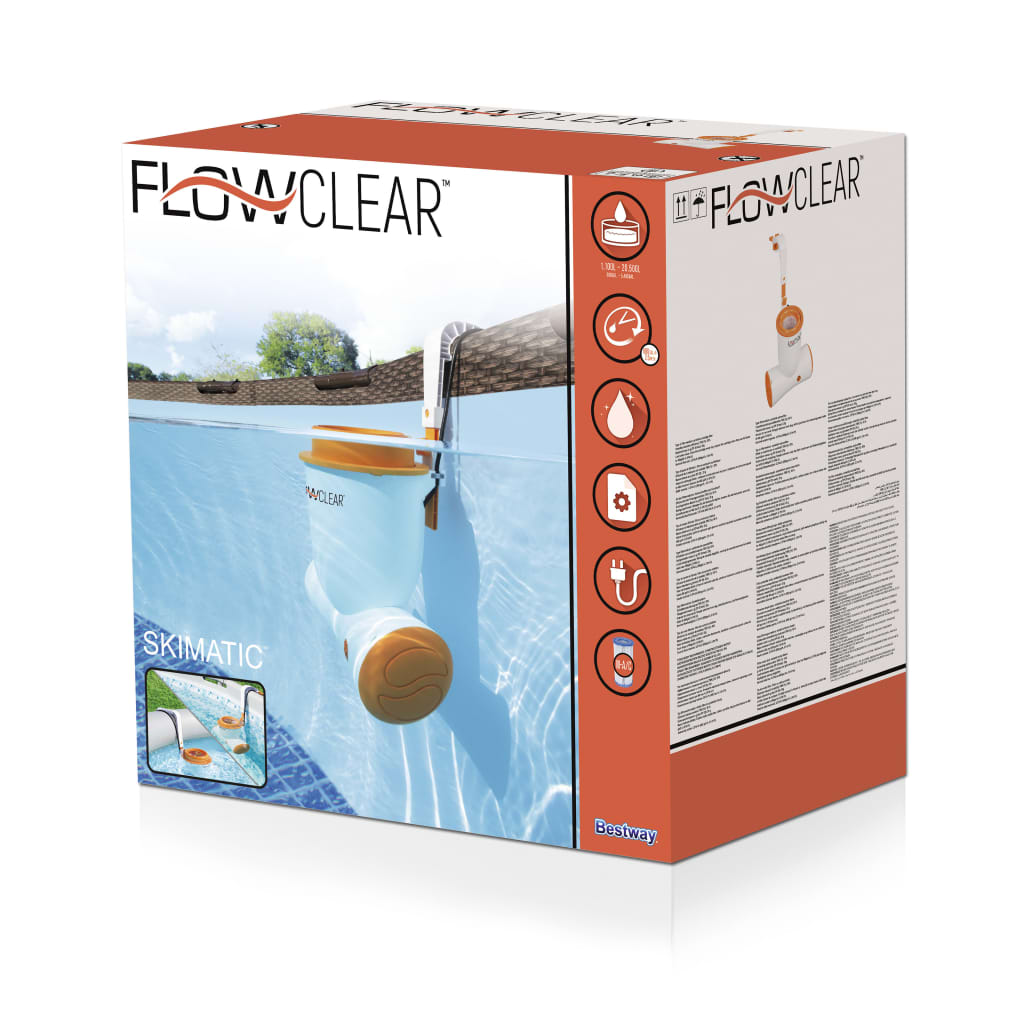 Bestway Pompe de filtration pour piscine Flowclear Skimatic 2574 L / h