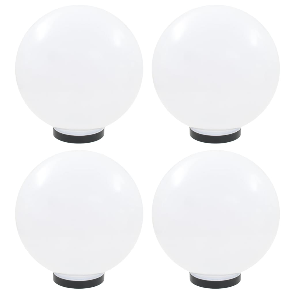 vidaXL Lampes à LED sous forme de boule 4 pcs Sphérique 30 cm PMMA