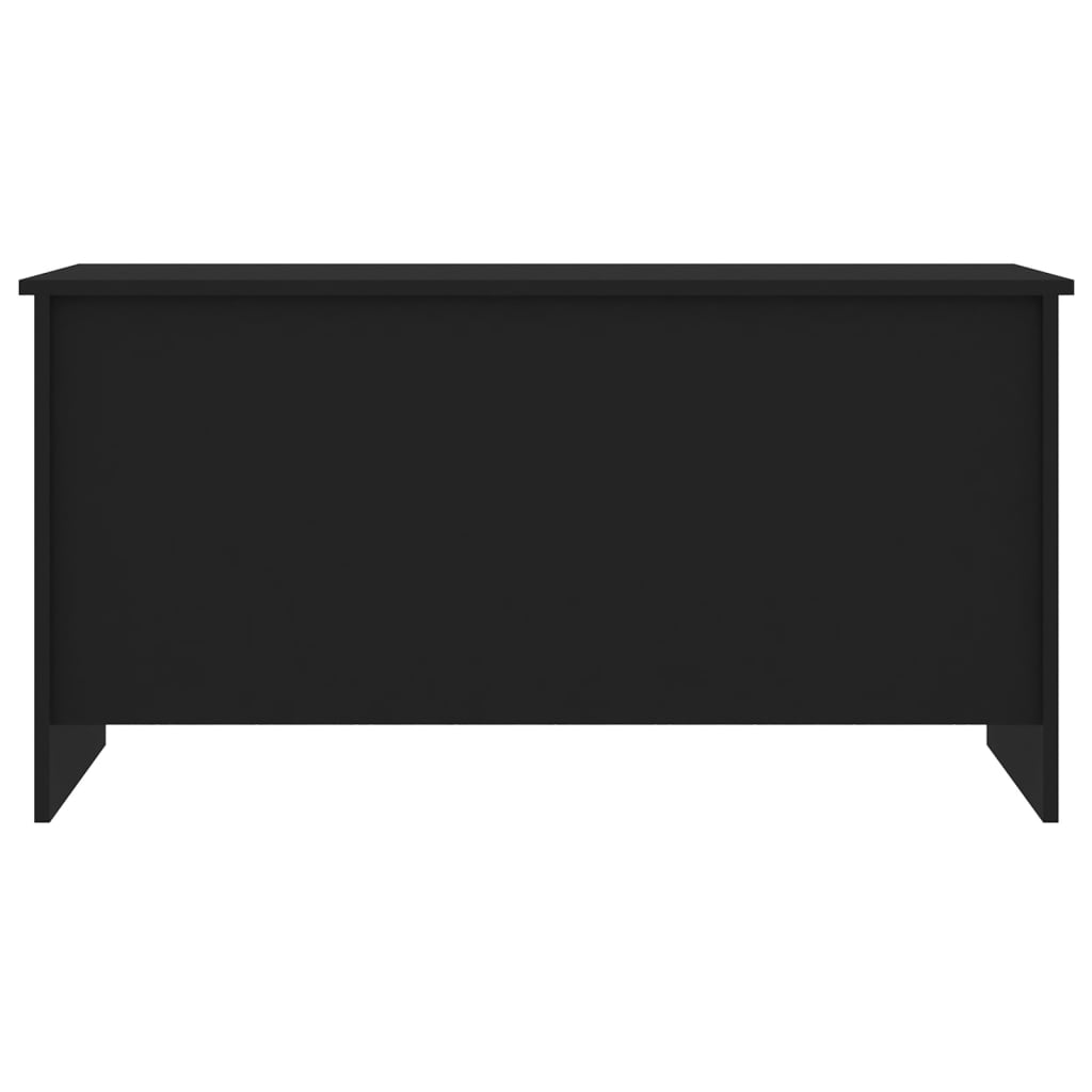 vidaXL Table basse Noir 102x55,5x52,5 cm Bois d'ingénierie