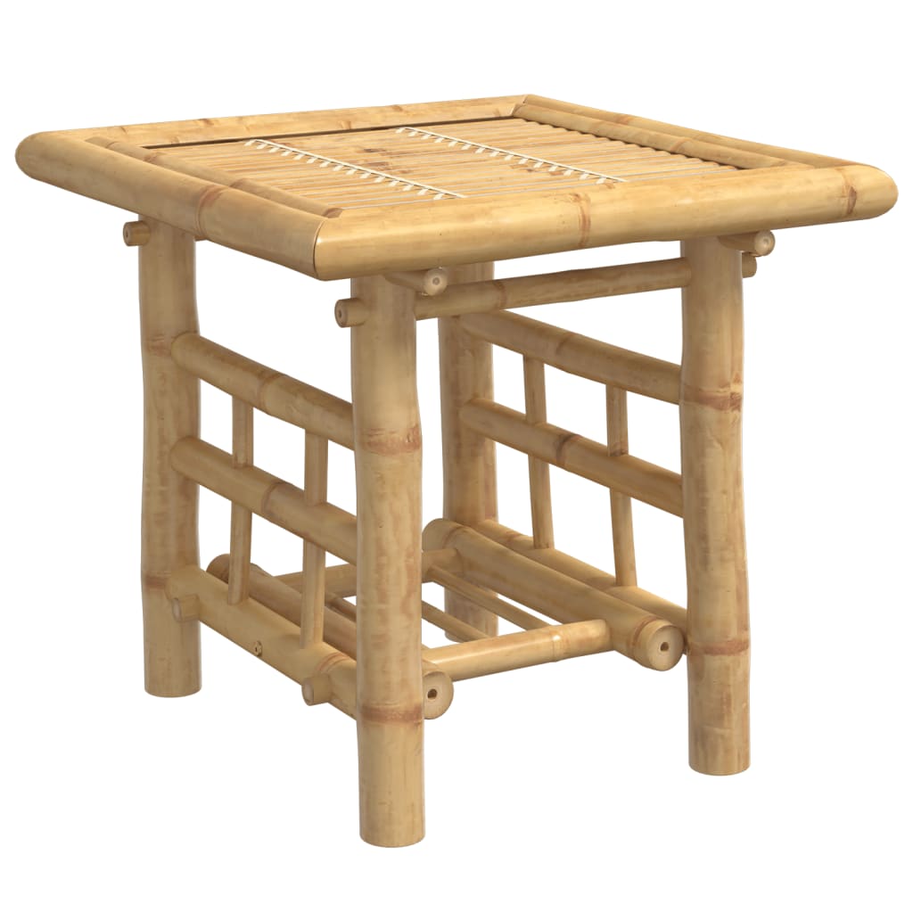 vidaXL Table d’appoint 45x45x45 cm bambou