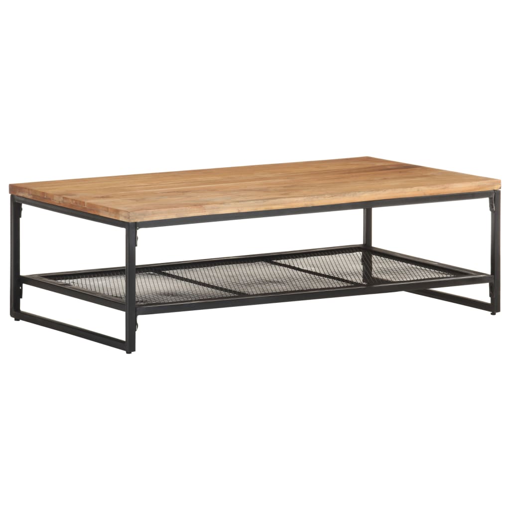 vidaXL Table basse 110x60x35 cm Bois d'acacia massif