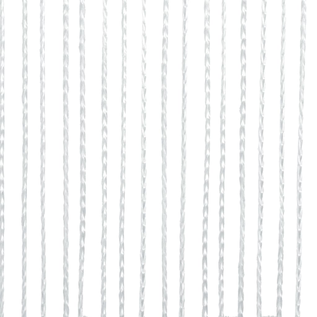 vidaXL Rideau en fils 2 pcs 140 x 250 cm Blanc