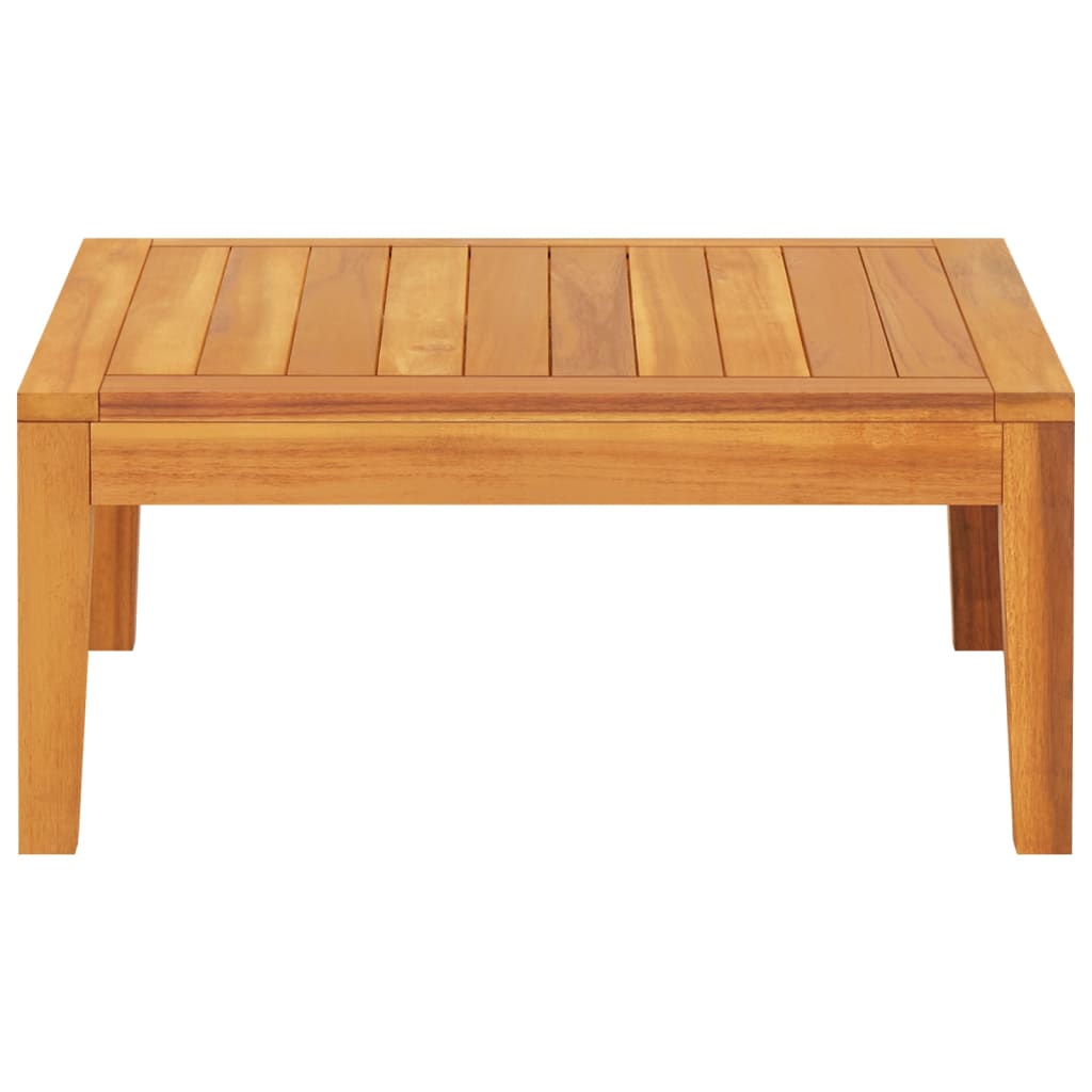 vidaXL Table de jardin 64x64x29 cm bois d'acacia massif