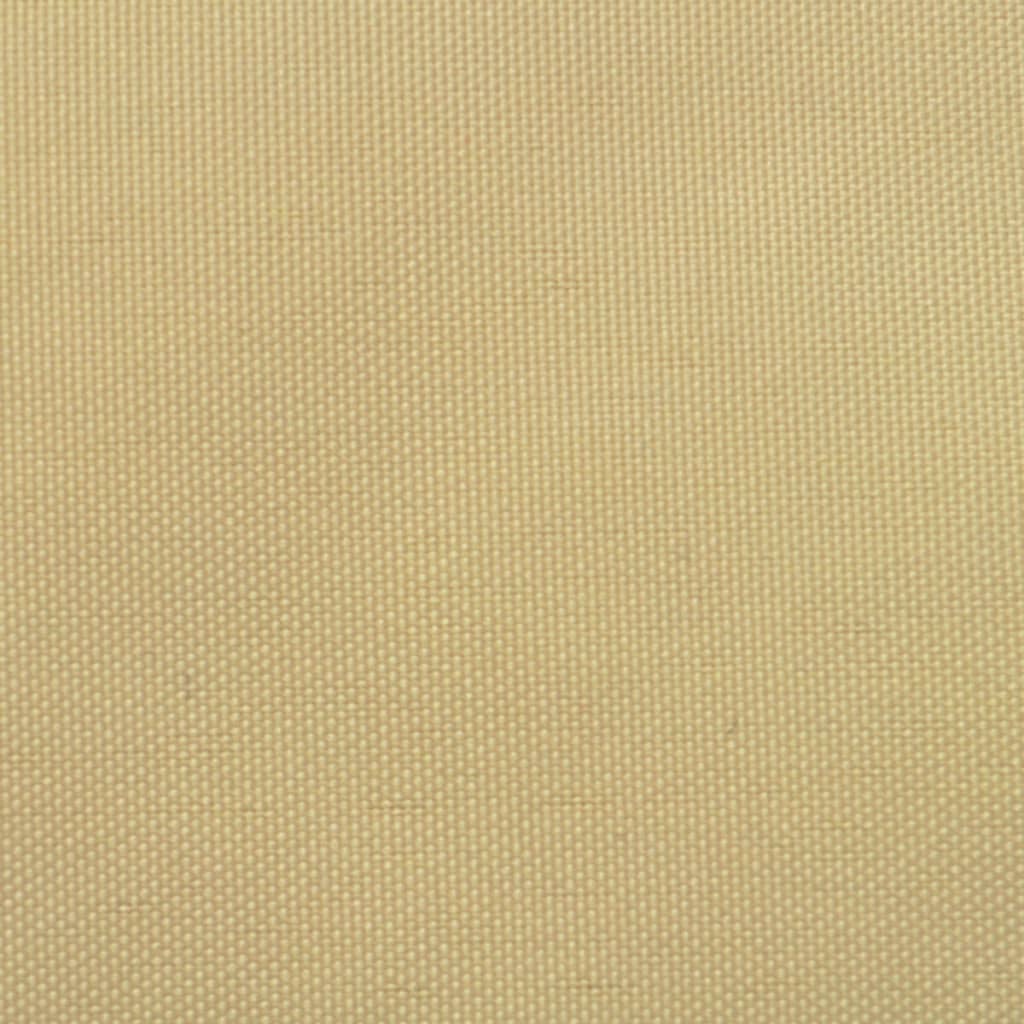 vidaXL Parasol en tissu oxford carré 3,6 x 3,6 m beige