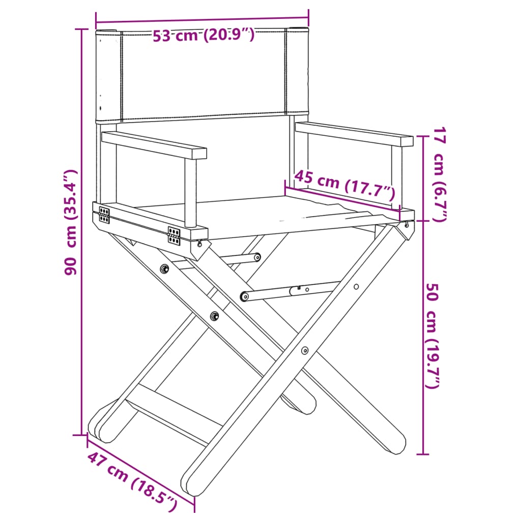 vidaXL Chaises de jardin pliables lot de 2 blanc crème tissu