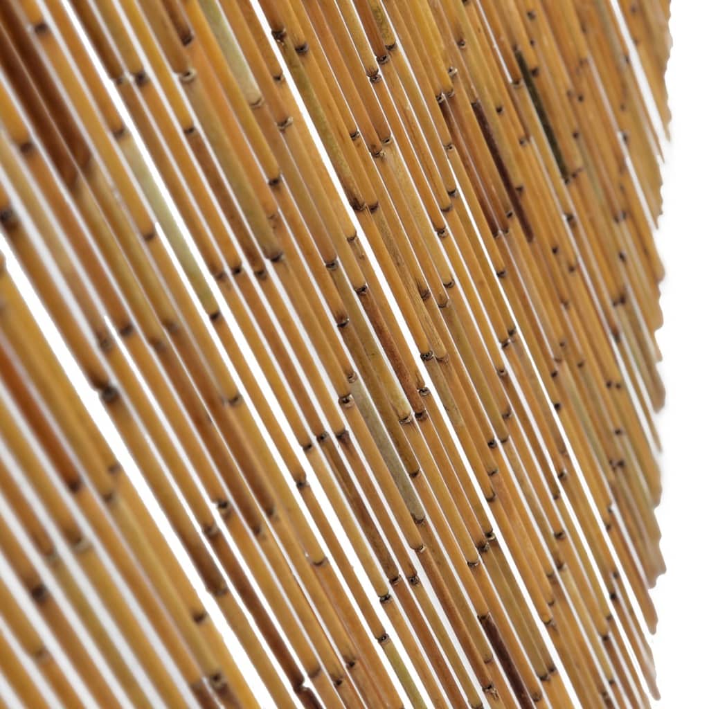vidaXL Rideau de porte contre insectes Bambou 100 x 200 cm