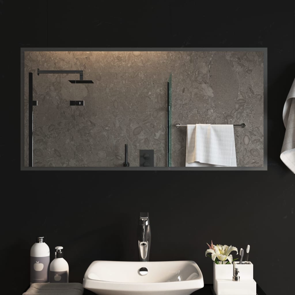 vidaXL Miroir de salle de bain à LED 50x100 cm