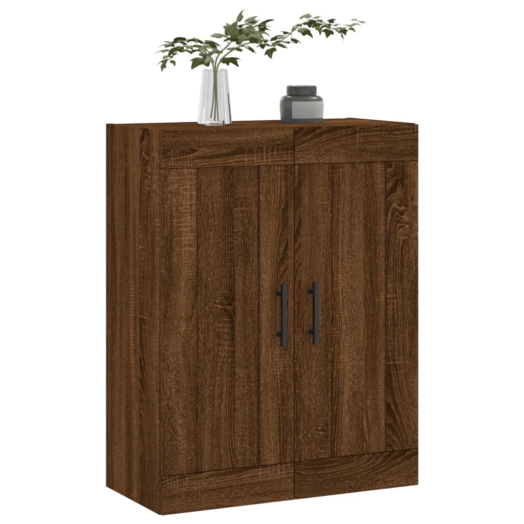 vidaXL Armoire murale chêne marron 69,5x34x90 cm bois d'ingénierie