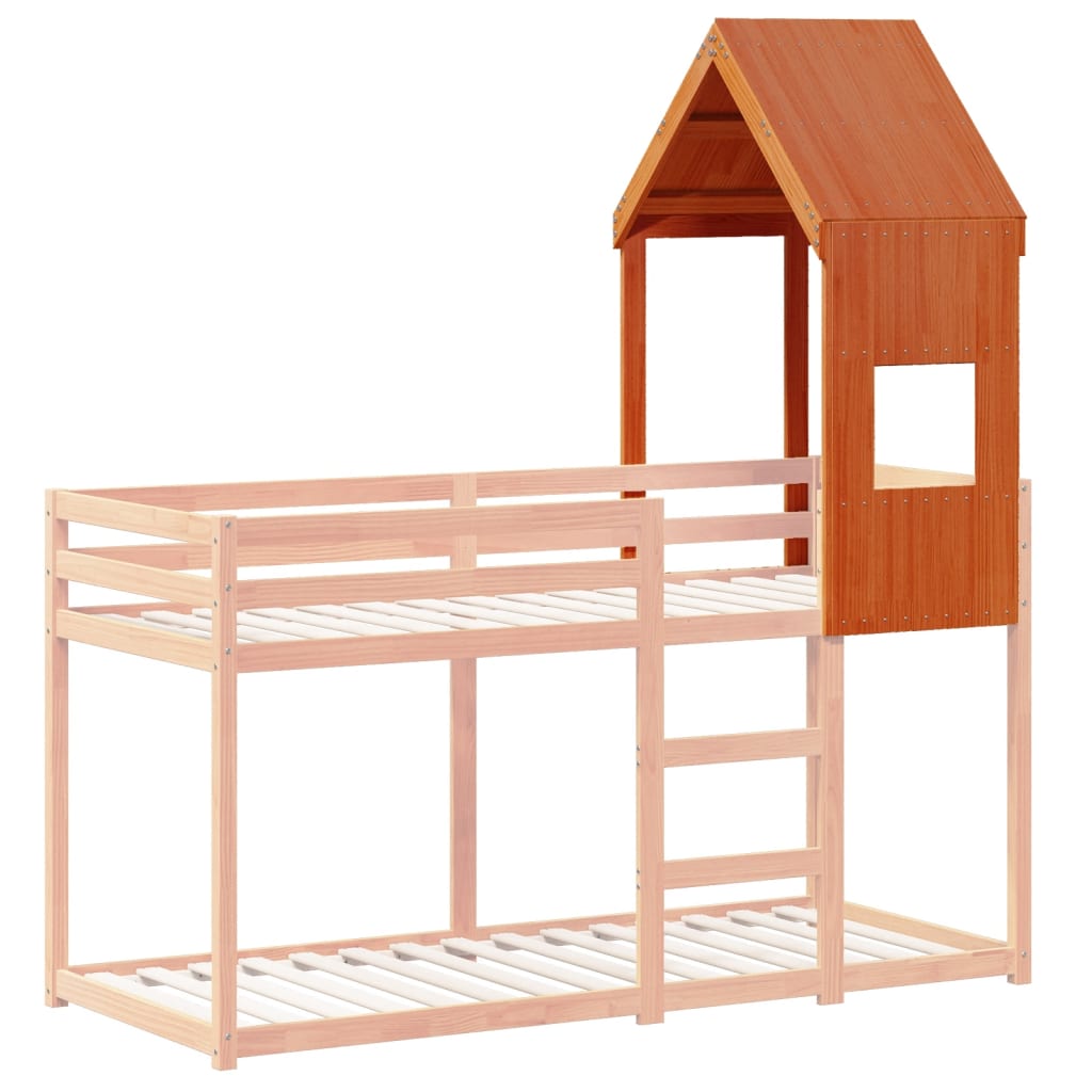 vidaXL Toit de lit pour enfants 55x84x132 cm bois de pin massif