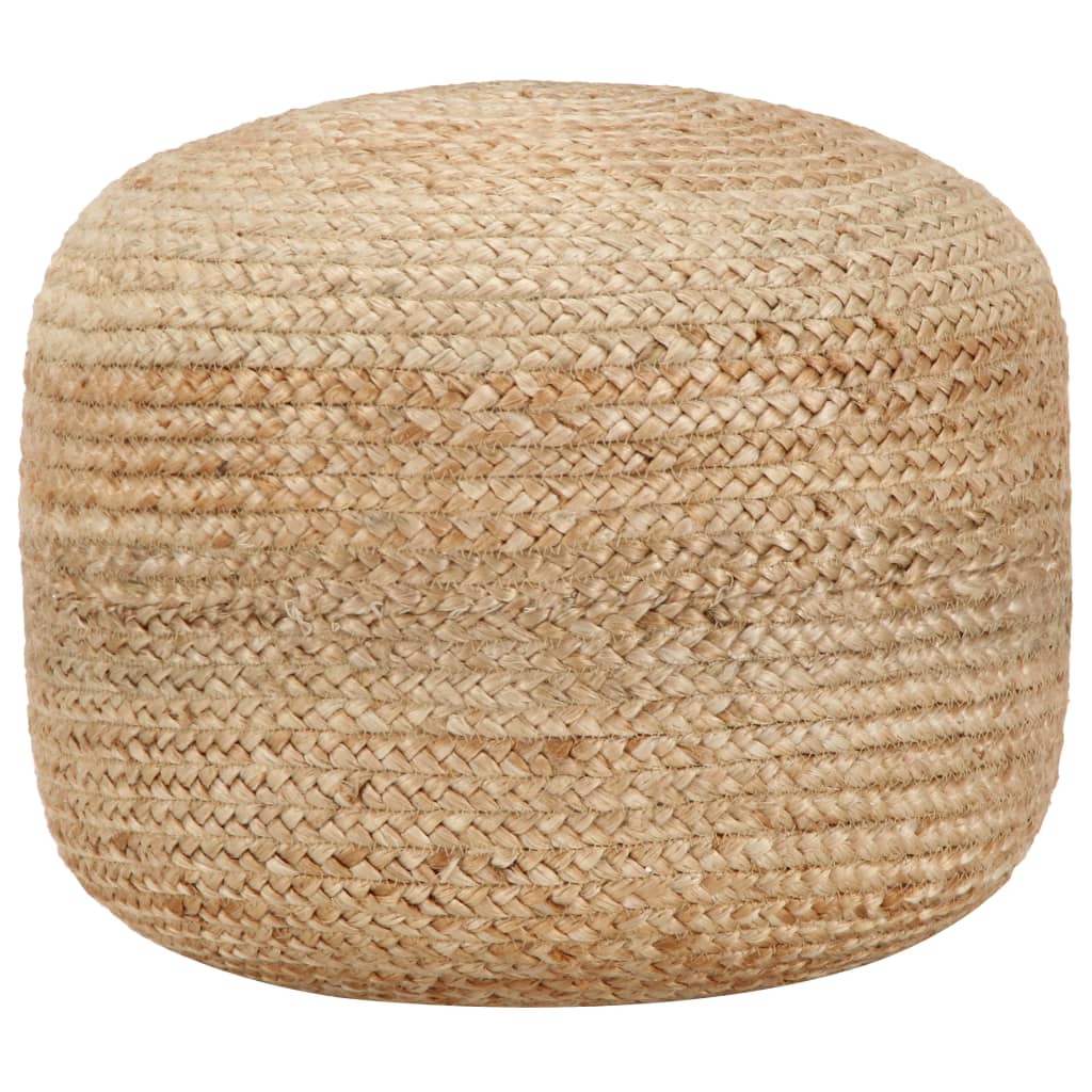 vidaXL Pouf fait à la main 45 x 30 cm Jute