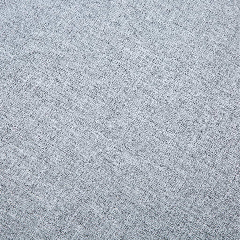vidaXL Canapé d'angle revêtement en tissu 171,5x138x81,5 cm gris clair