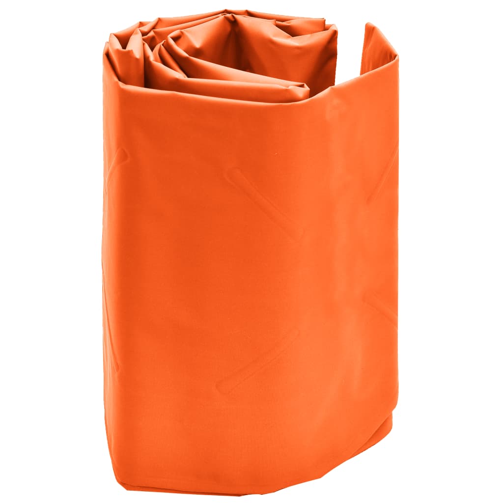 vidaXL Matelas gonflable avec oreiller 58x190 cm Orange