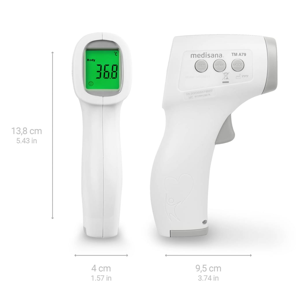 Medisana Thermomètre infrarouge TM A79 blanc