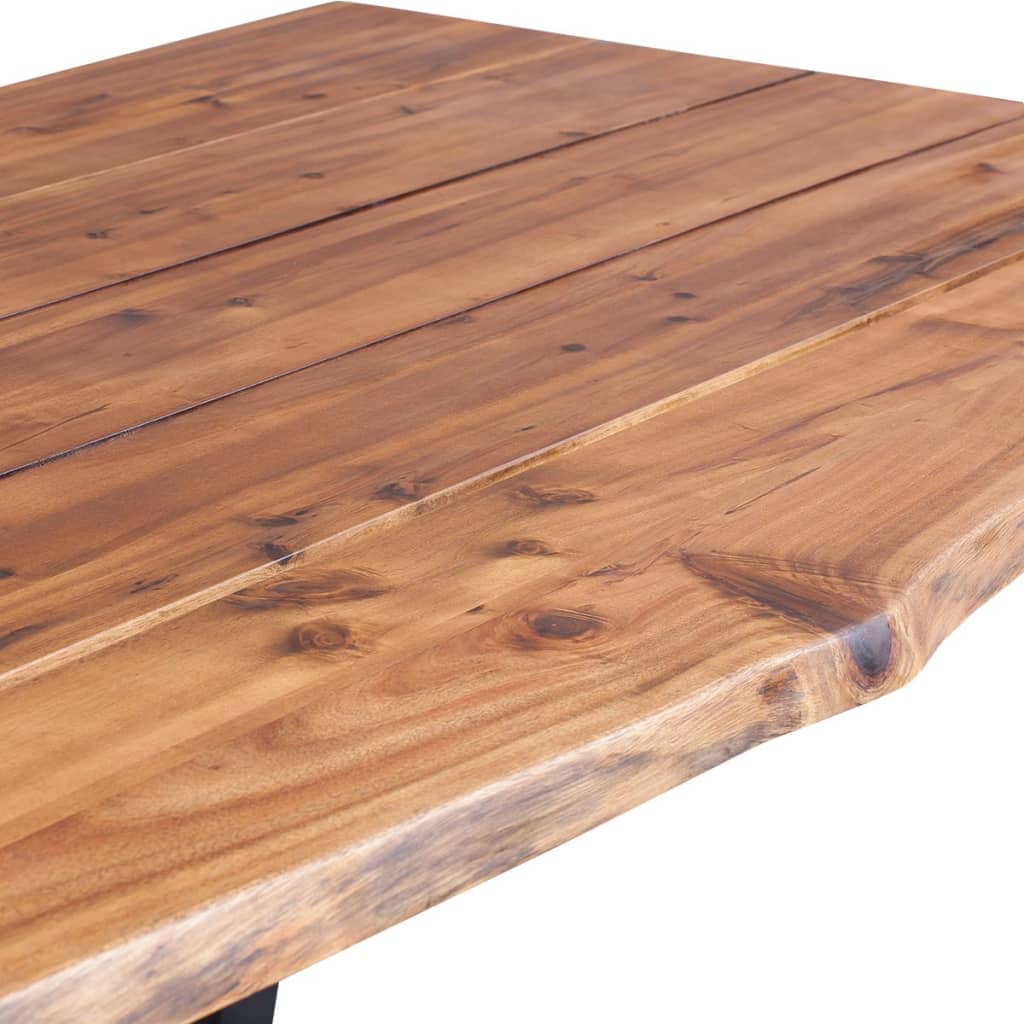 vidaXL Table à manger 170x90x75 cm Bois d'acacia massif