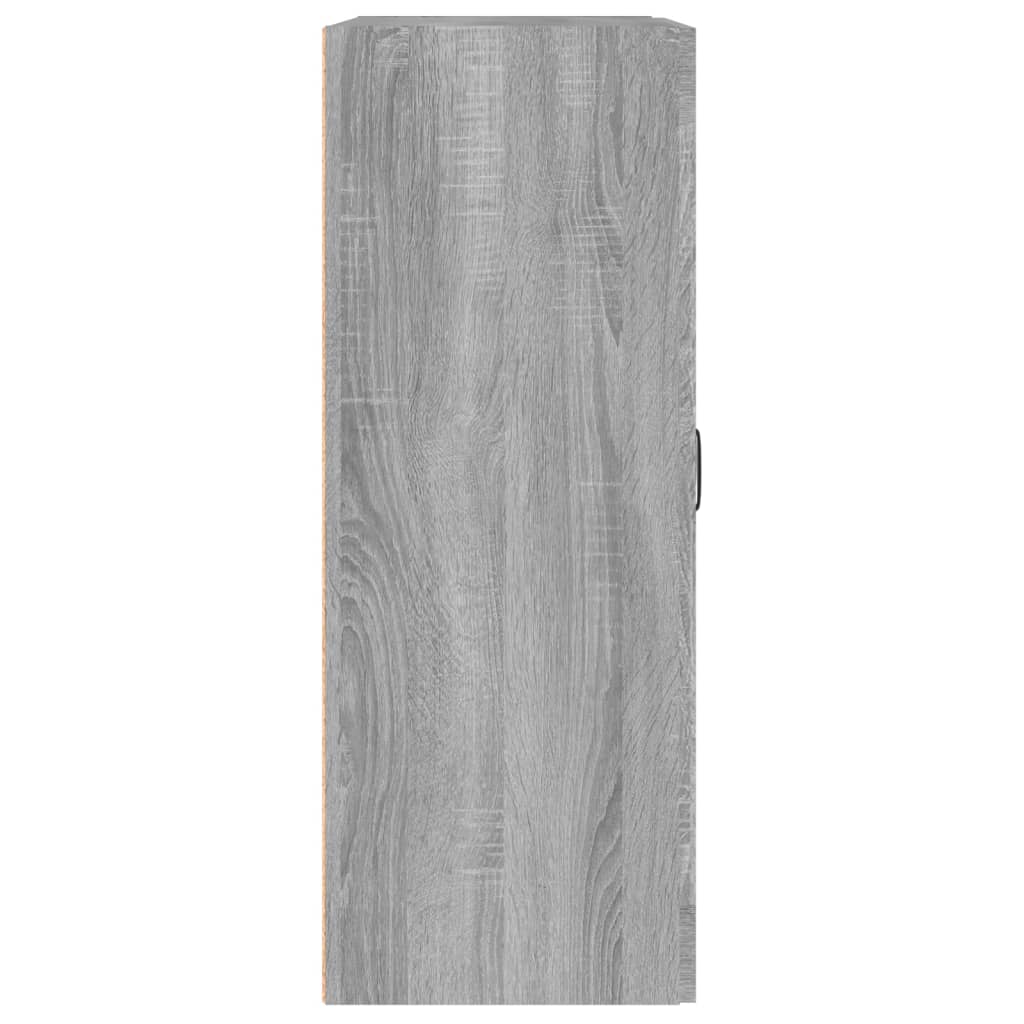 vidaXL Armoire murale suspendue Sonoma gris 69,5x32,5x90 cm