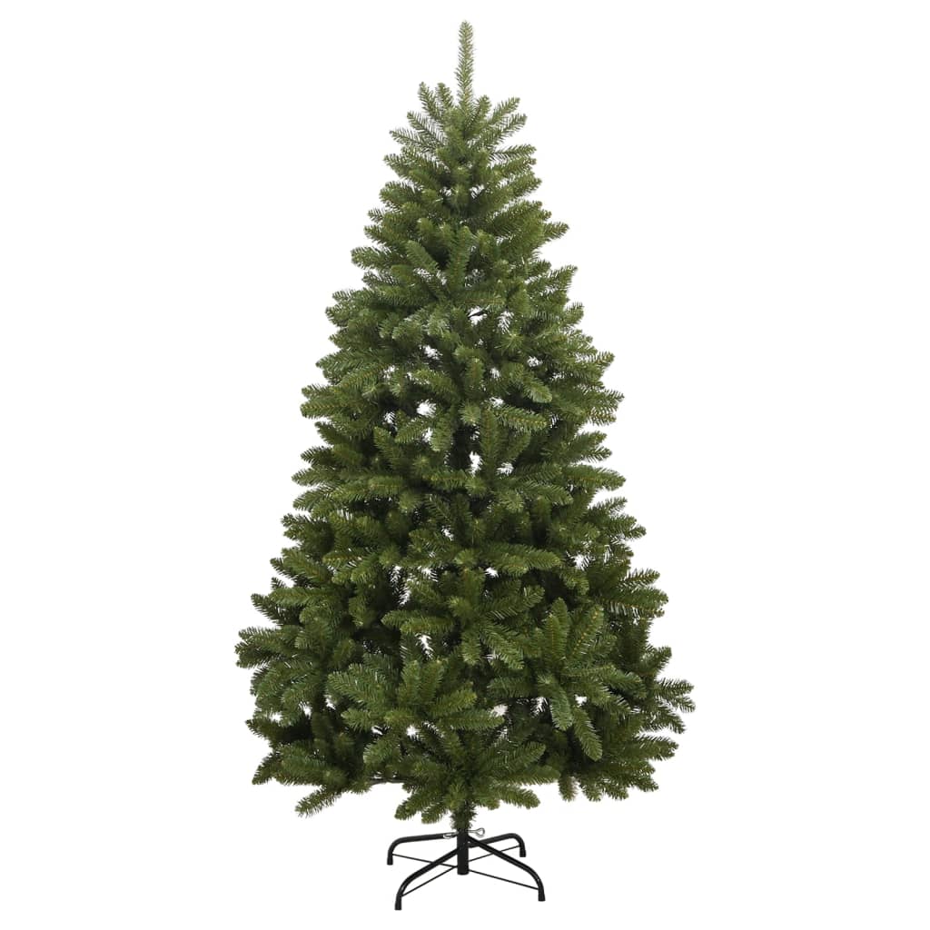 vidaXL Sapin de Noël artificiel articulé 300 LED et boules 240 cm