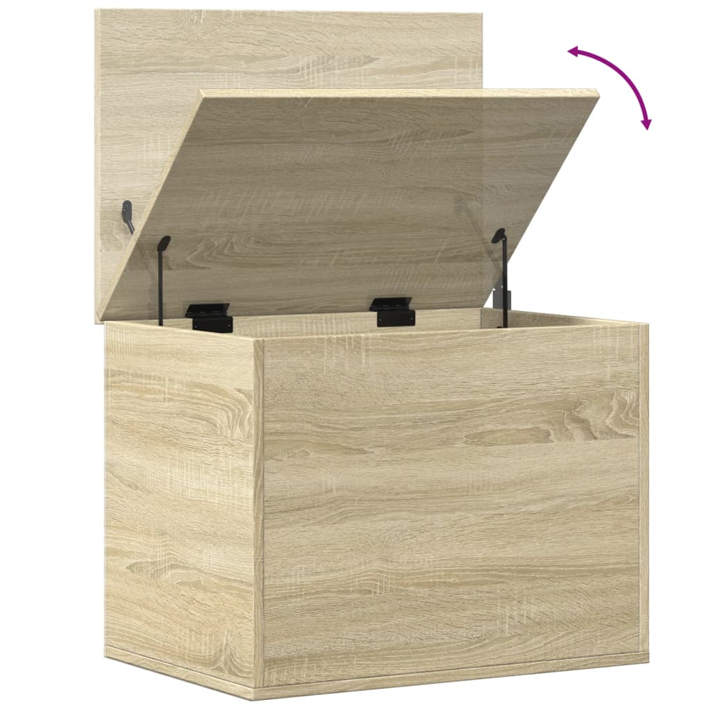 vidaXL Boîte de rangement chêne sonoma 60x42x46 cm bois d'ingénierie