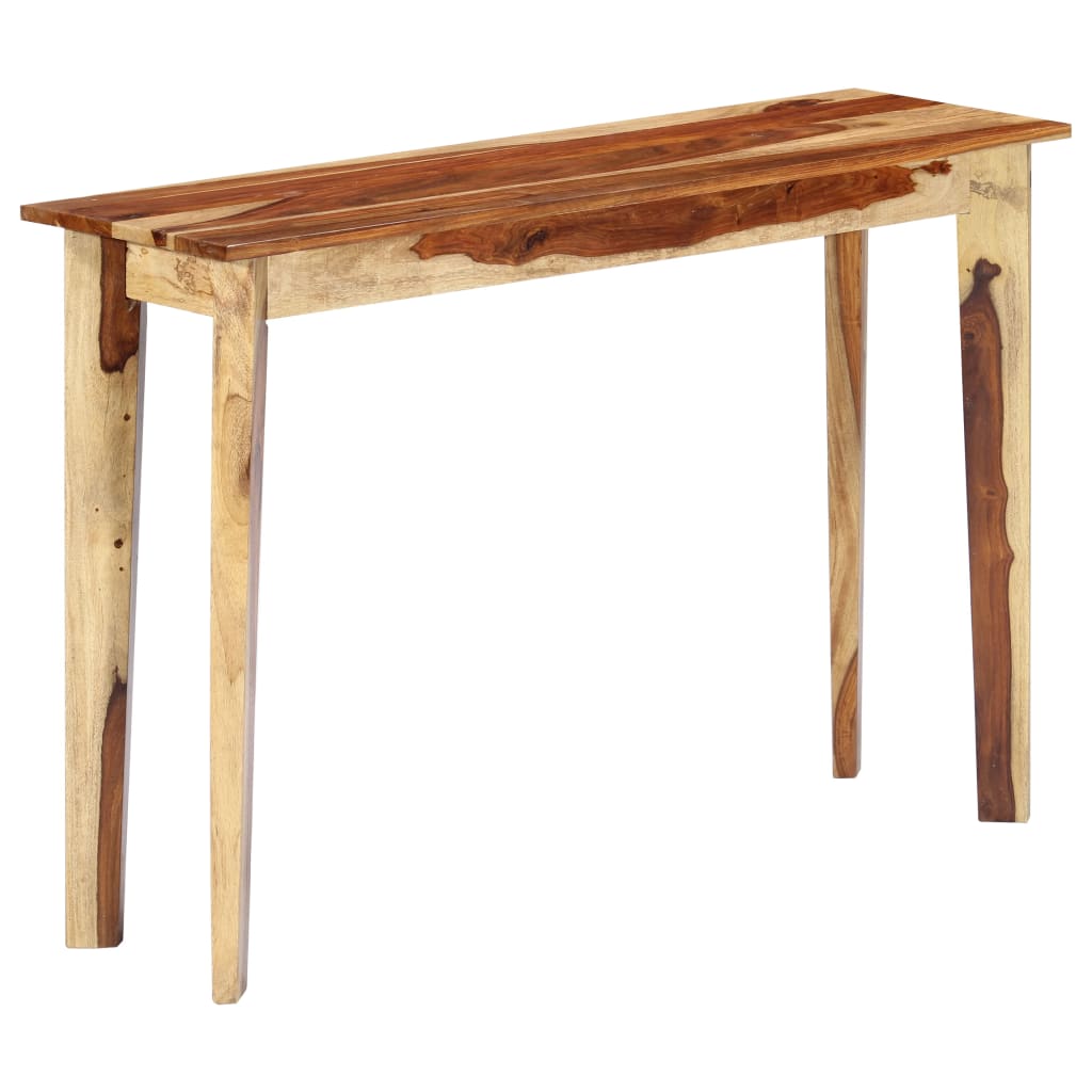 vidaXL Table console 110x35x76 cm Bois de Sesham solide
