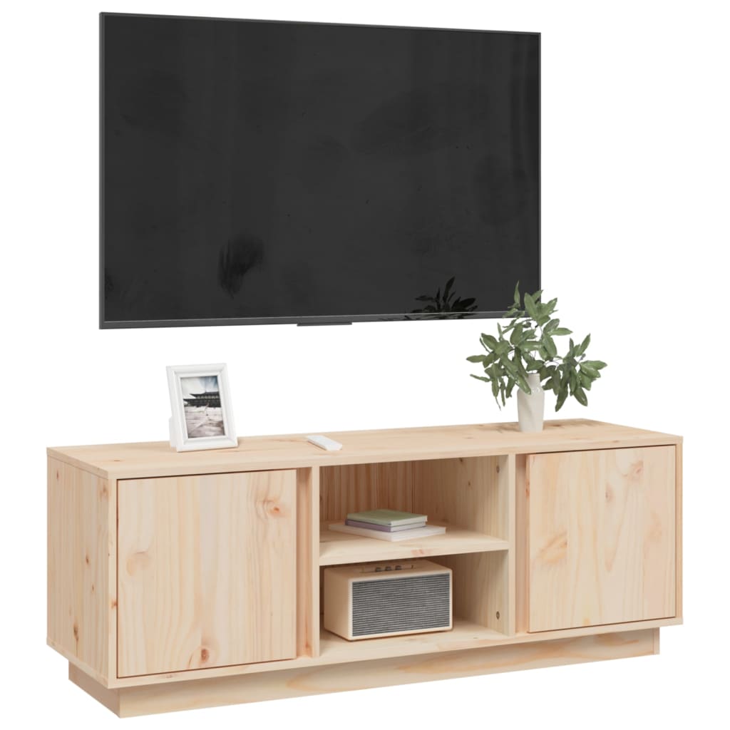 vidaXL Meuble TV 110x35x40,5 cm Bois de pin massif