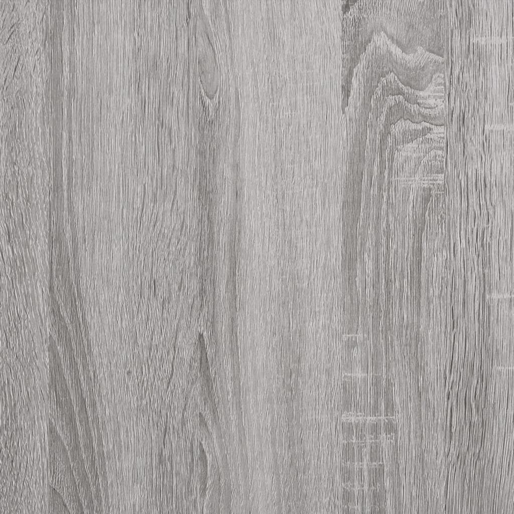 vidaXL Buffet Sonoma gris 80x33x70 cm Bois d'ingénierie