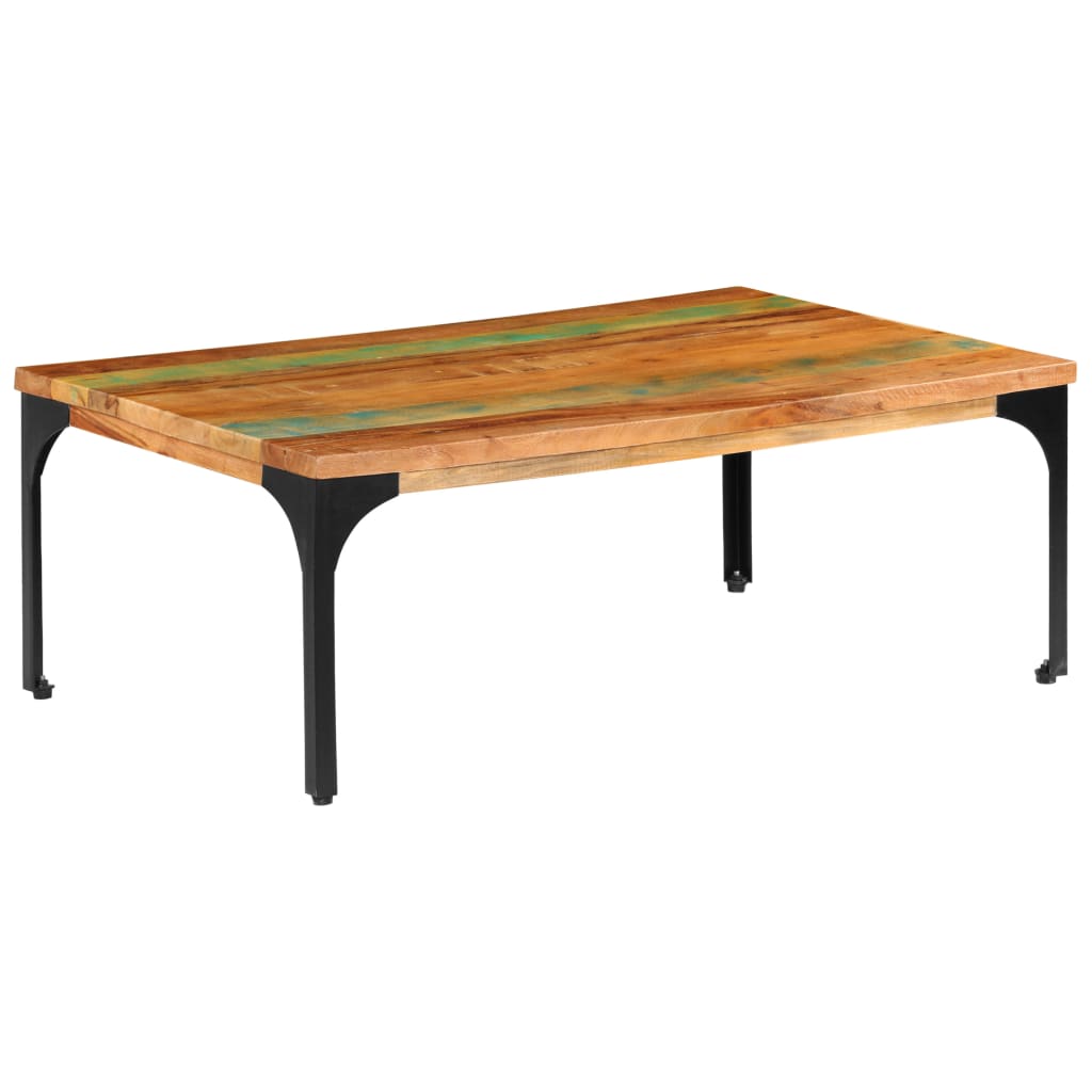 vidaXL Table basse 100 x 60 x 35 cm Bois de récupération solide