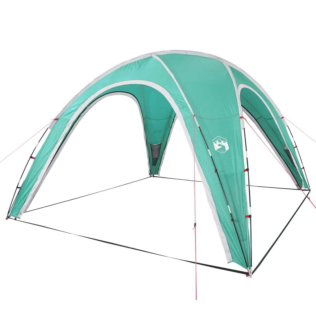 vidaXL Tente de réception vert 360x360x219 cm 190T taffetas