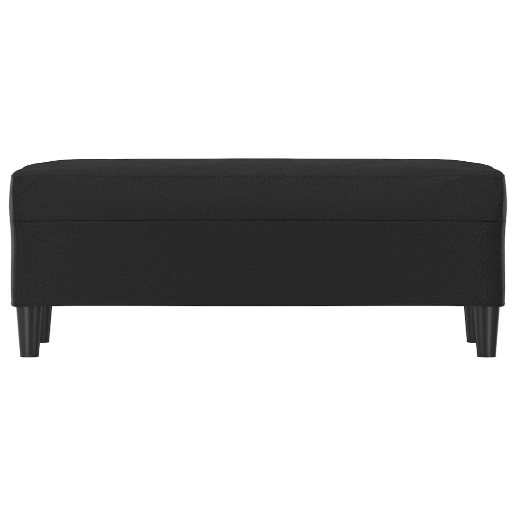 vidaXL Banc Noir 100x35x41 cm Similicuir