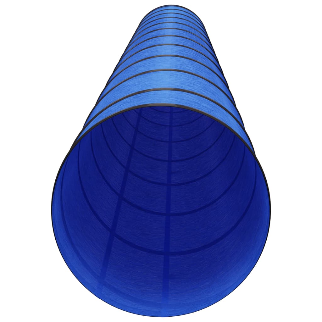 vidaXL Tunnel pour chien bleu Ø 55x500 cm polyester