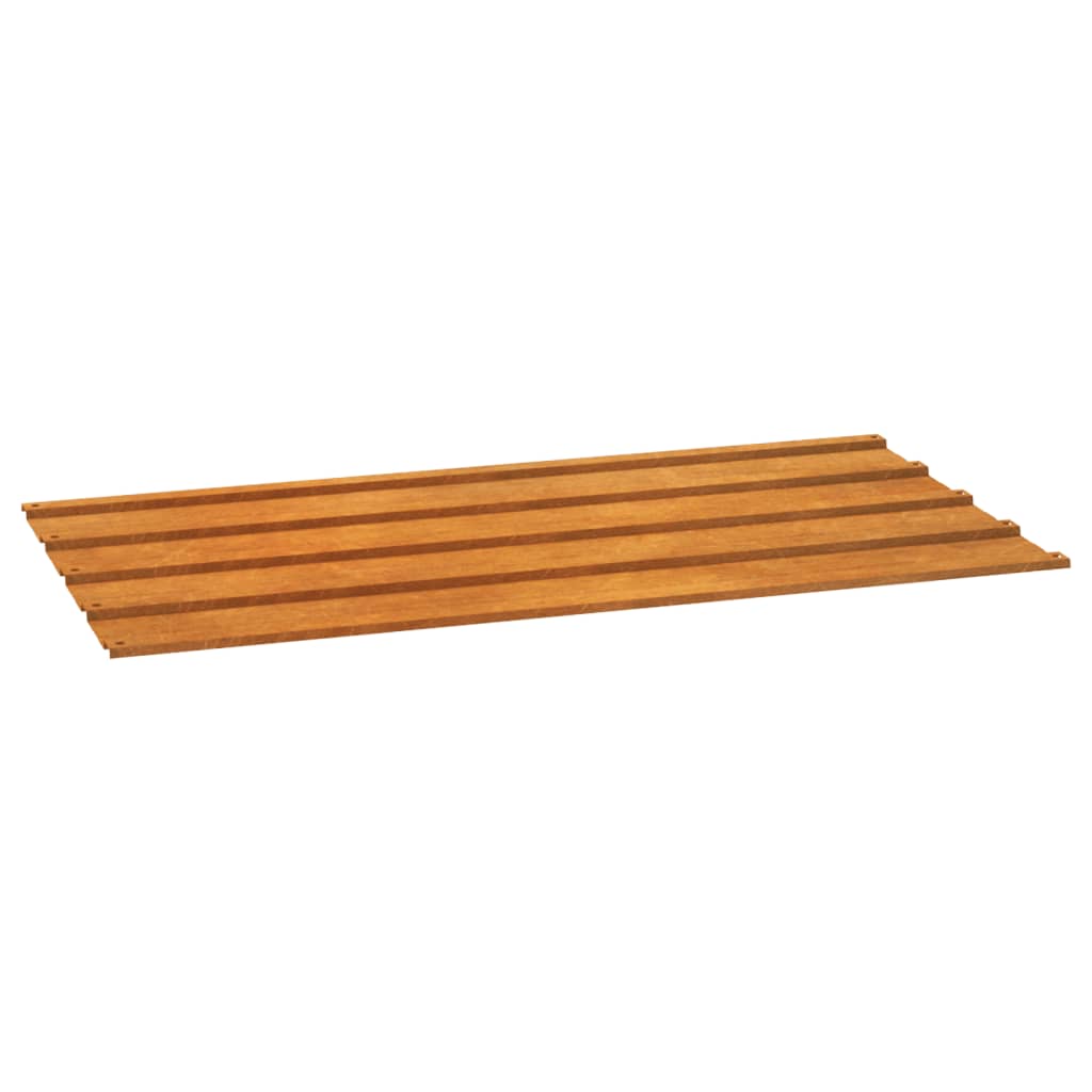 vidaXL Panneaux de toiture 12 pcs rouillé 80x44 cm Acier corten