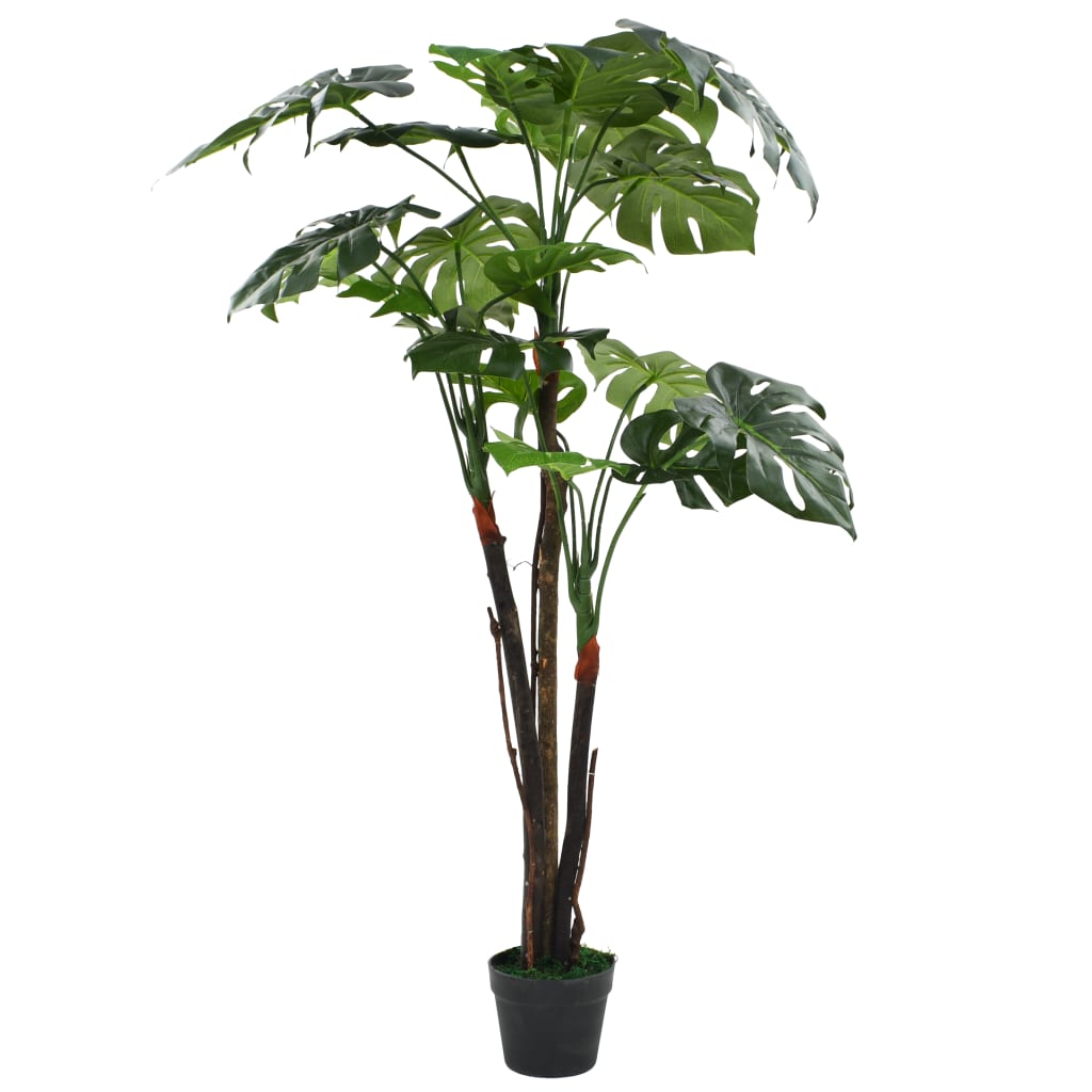 vidaXL Plante artificielle avec pot Monstera 130 cm Vert