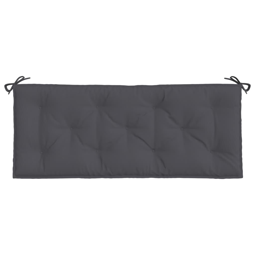 vidaXL Coussins de banc de jardin lot de 2 anthracite tissu Oxford