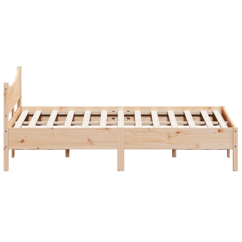 vidaXL Cadre de lit sans matelas 120x200 cm bois de pin massif