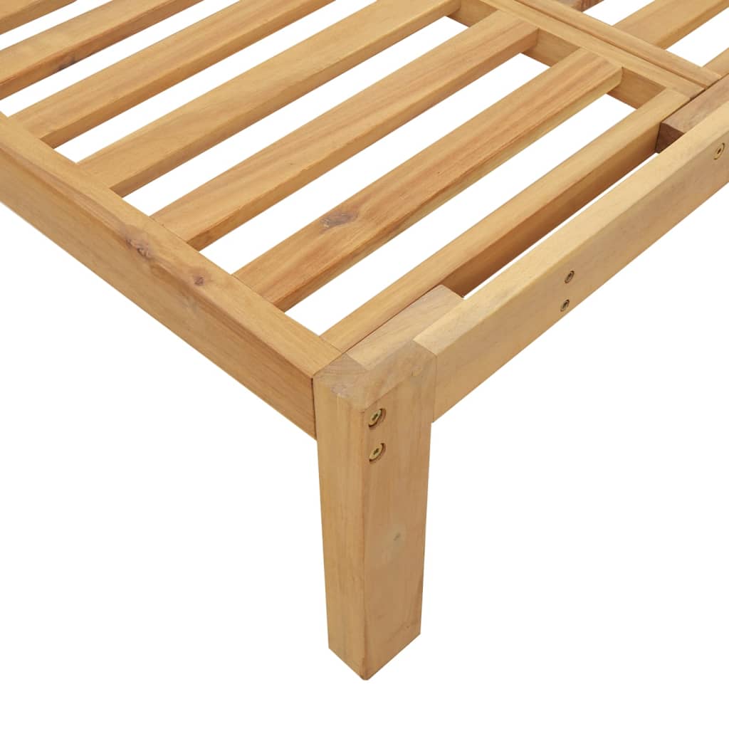 vidaXL Canapés d'angle palette de jardin 2 pcs bois massif d'acacia