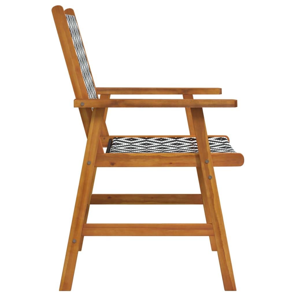 vidaXL Chaises de jardin lot de 2 Bois d'acacia solide