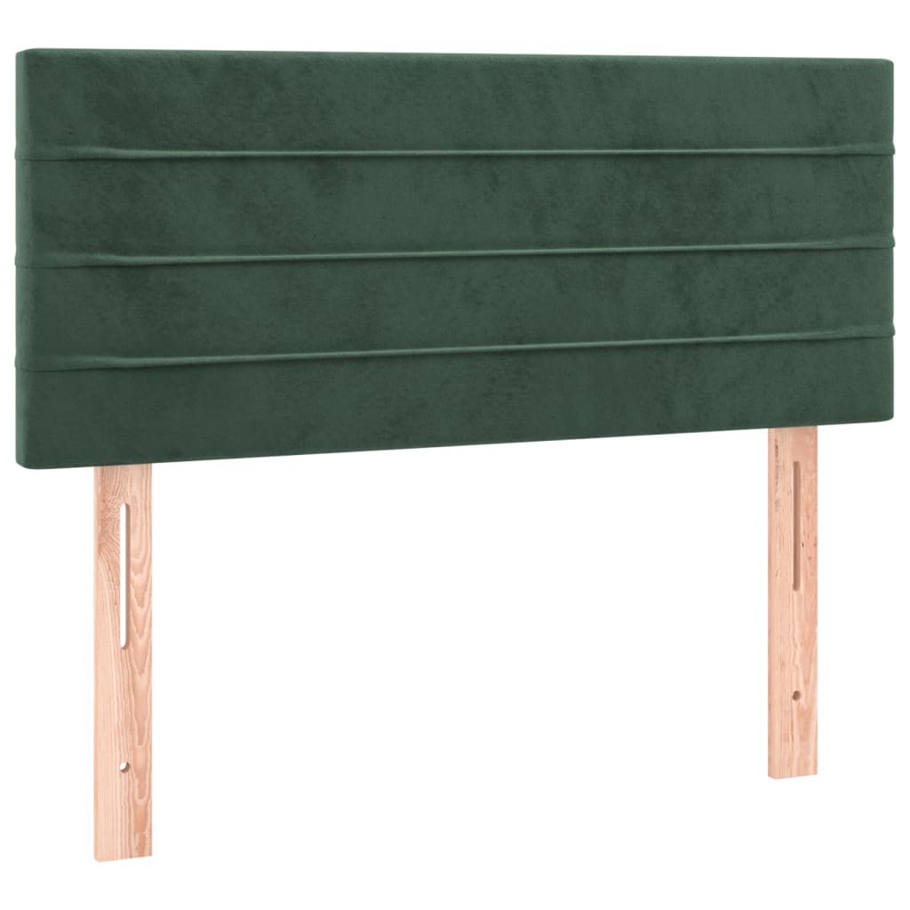 vidaXL Tête de lit Vert foncé 80x5x78/88 cm Velours