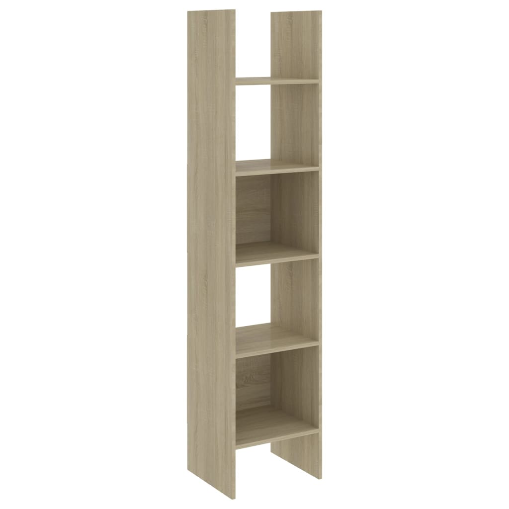 vidaXL Ensemble de bibliothèque 4 pcs Chêne sonoma Bois d'ingénierie