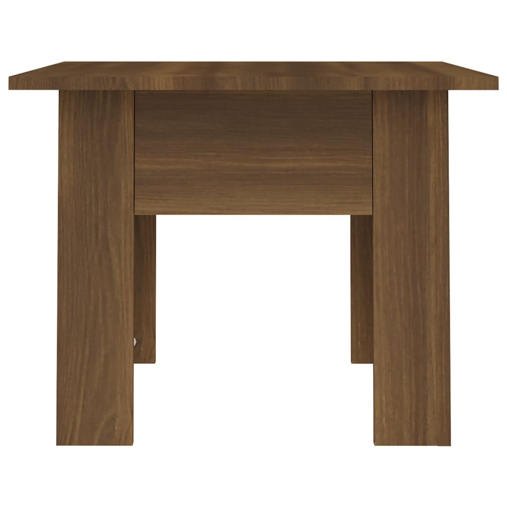vidaXL Table basse chêne marron 55x55x42 cm bois d'ingénierie