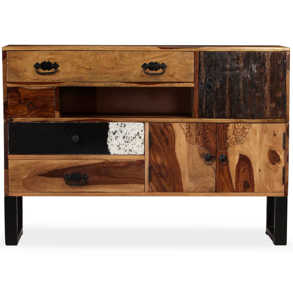 vidaXL Buffet Bois massif de Sesham 115x30x80 cm