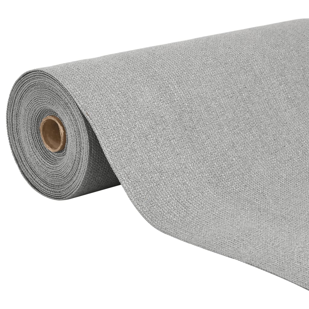 vidaXL Filet brise-vue gris clair 1x10 m PEHD 150 g/m²