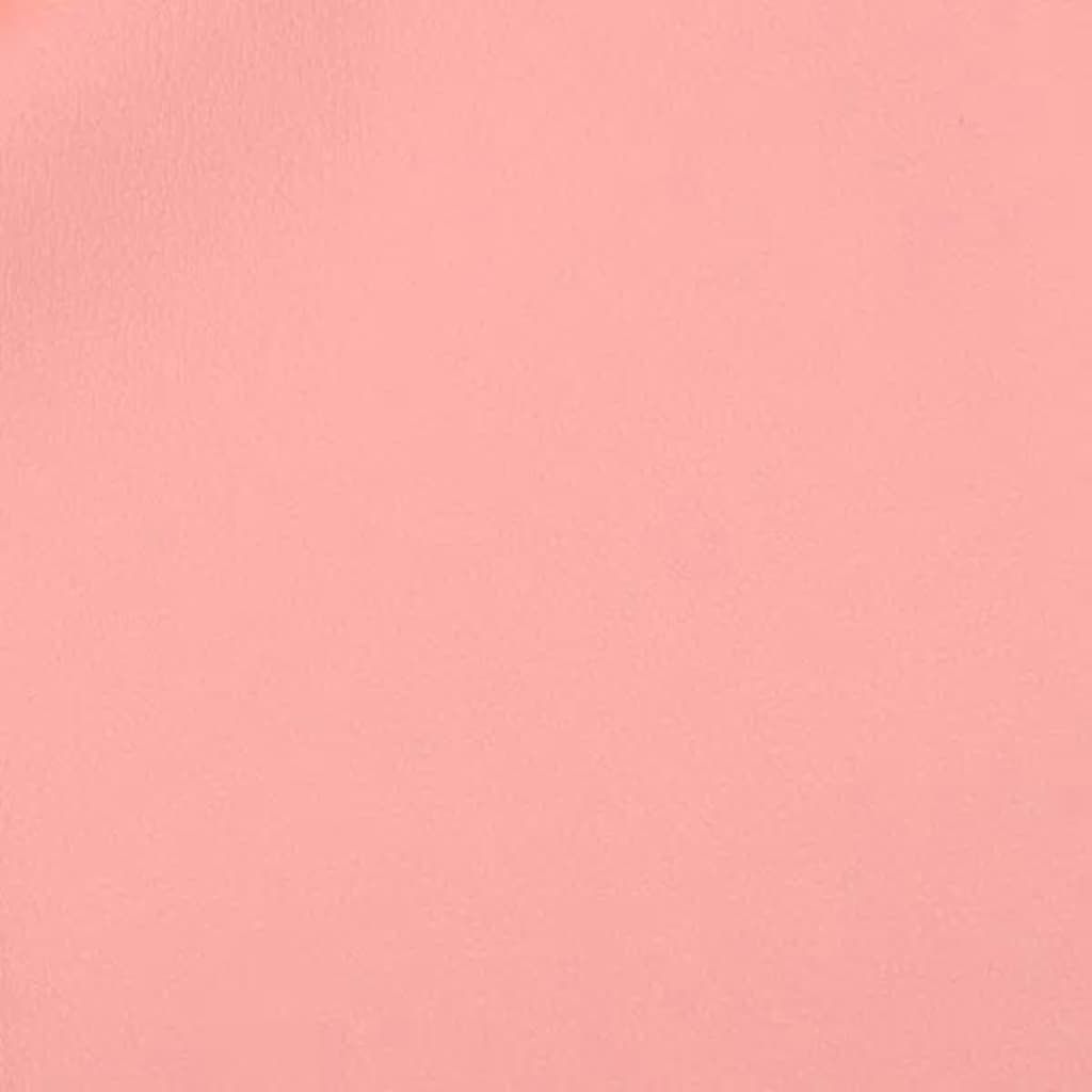 vidaXL Chaise de jeu avec repose-pied Blanc et rose Similicuir