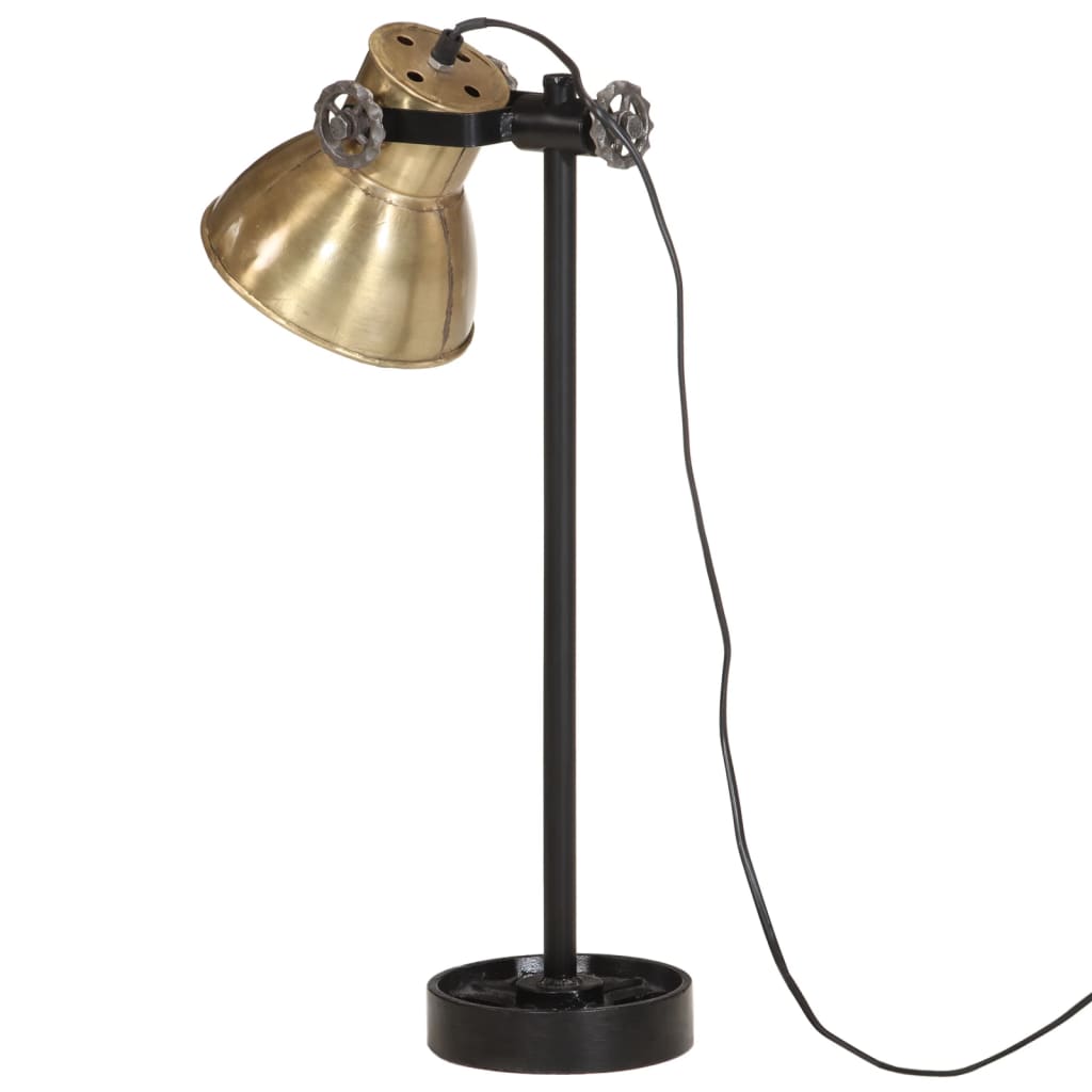 vidaXL Lampe de bureau 25 W laiton antique 15x15x55 cm E27