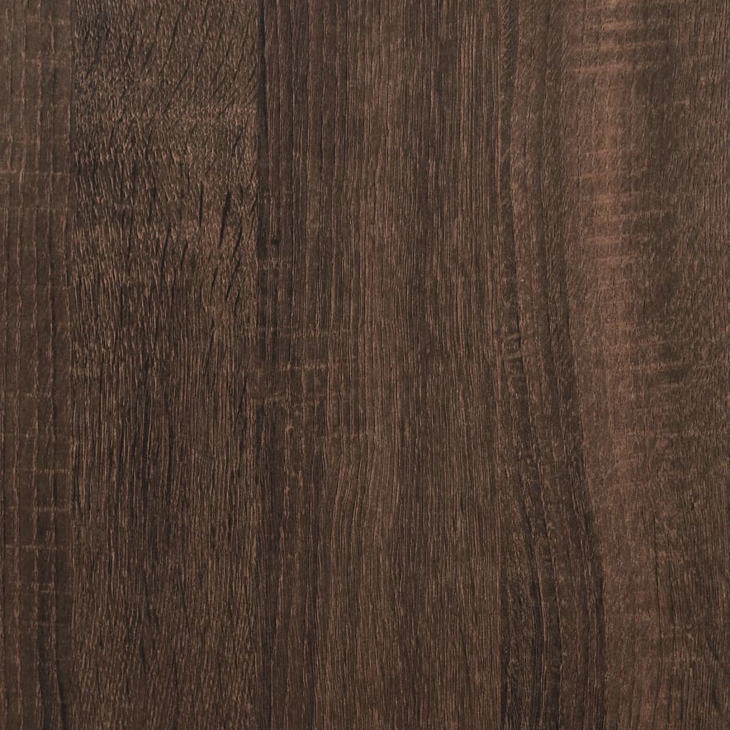 vidaXL Table basse chêne marron 121x121x40 cm bois d'ingénierie