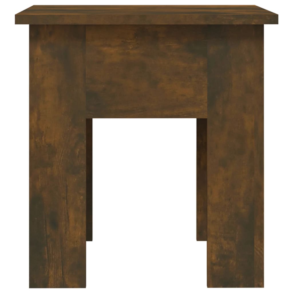 vidaXL Table basse chêne fumé 40x40x42 cm bois d'ingénierie