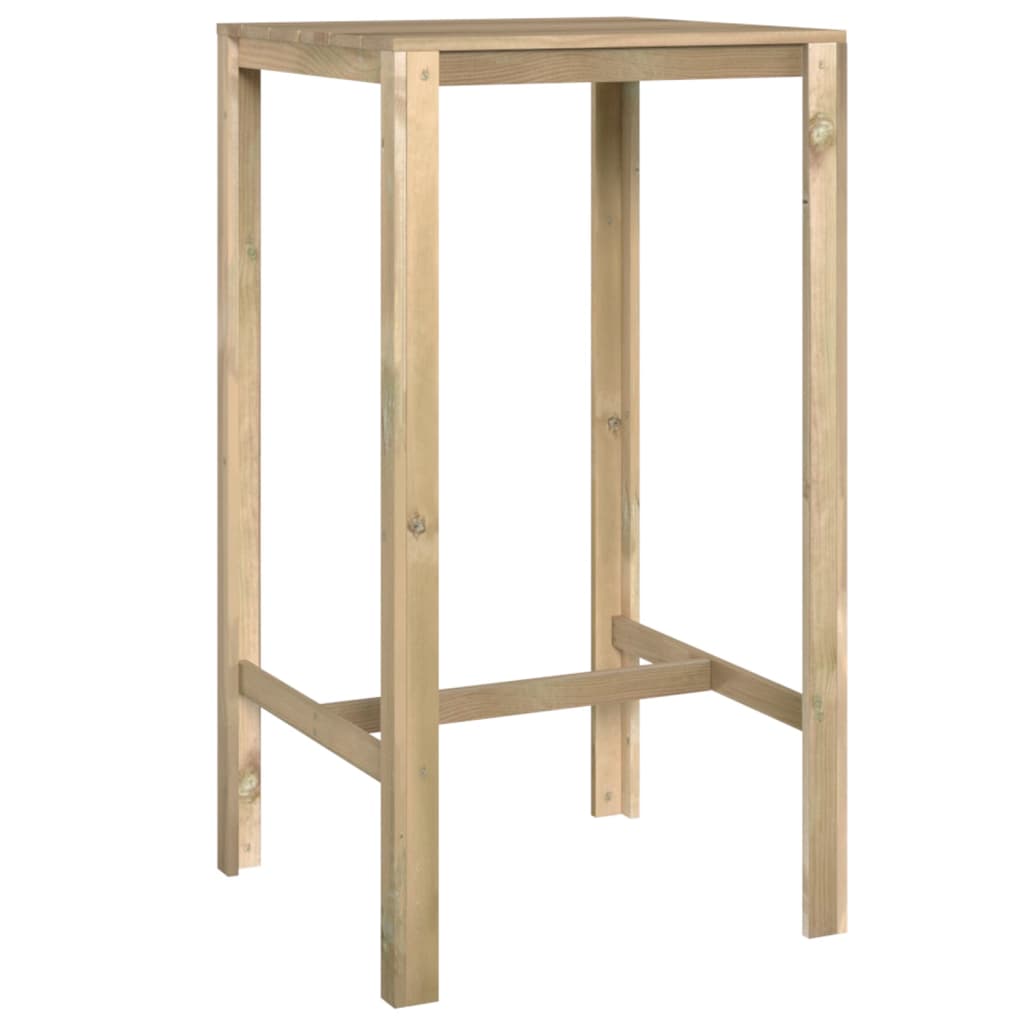 vidaXL Meubles de bar de jardin 3 pcs Bois de pin imprégné