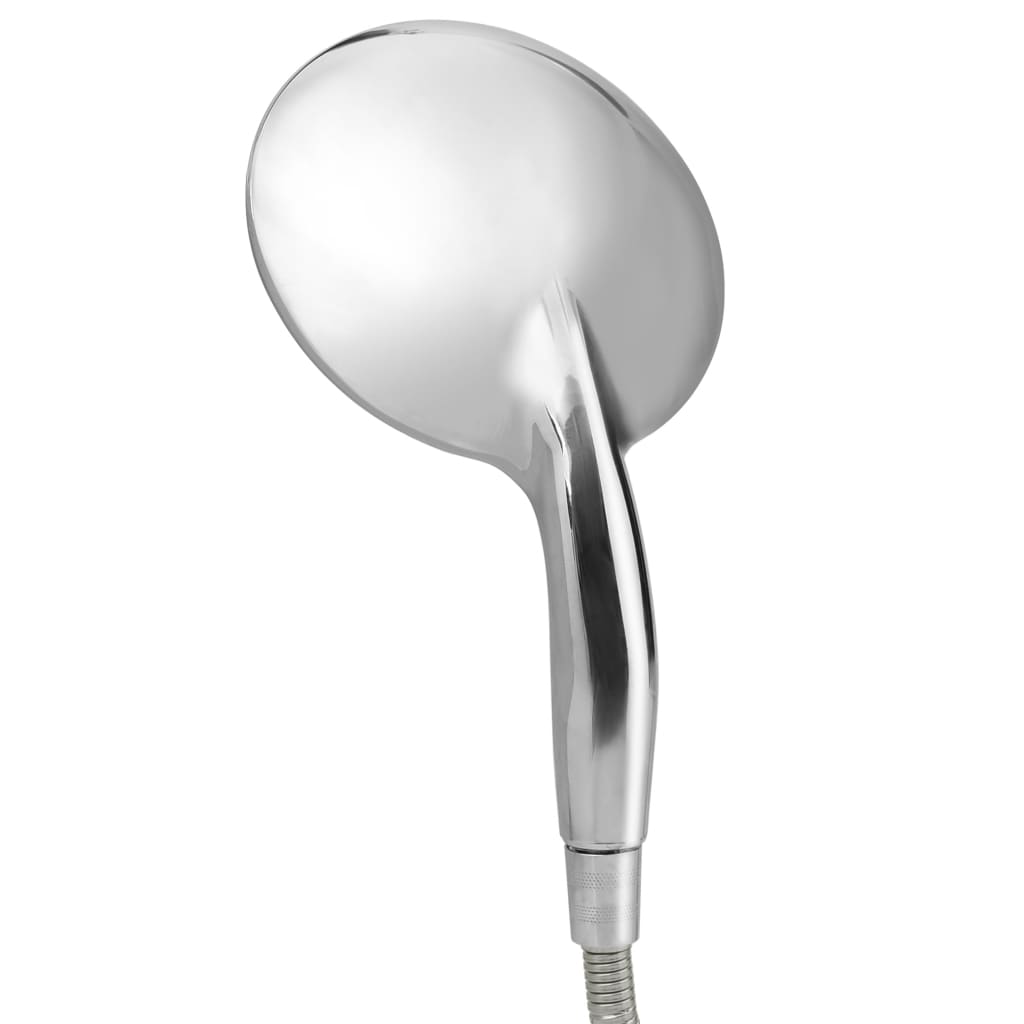vidaXL Pomme de douche multifonctionnelle à main et tuyau 1,5 m Chrome